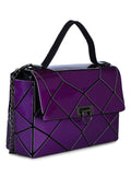 BAOMI Geometric Sling Bag Range Purple Color Soft One Size Sling Bag