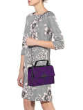 BAOMI Geometric Sling Bag Range Purple Color Soft One Size Sling Bag
