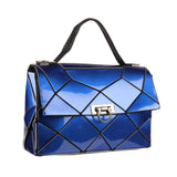 BAOMI Geometric Sling Bag Range Blue Color Soft One Size Sling Bag