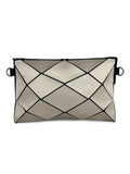 BAOMI Geometric Sling Bag Range Silver Color Soft One Size Sling Bag