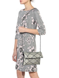 BAOMI Geometric Sling Bag Range Silver Color Soft One Size Sling Bag