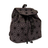 BAOMI Geometric Sling Bag Soft Silver Backpack