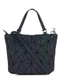 BAOMI Geometric Tote Range Grey Color Soft One Size Handbag