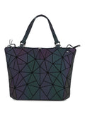 BAOMI Geometric Tote Range Grey Color Soft One Size Handbag
