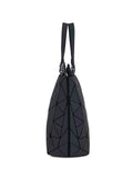 BAOMI Geometric Tote Range Grey Color Soft One Size Handbag