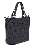 BAOMI Geometric Tote Range Grey Color Soft One Size Handbag