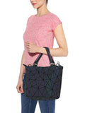 BAOMI Geometric Tote Range Grey Color Soft One Size Handbag