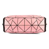 BAOMI Geometric Tote Range Rose Gold Color Soft One Size Handbag