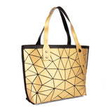 BAOMI Geometric Tote Range Yellow Gold Color Soft One Size Handbag