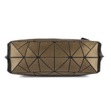 BAOMI Geometric Tote Range Brown Color Soft One Size Handbag