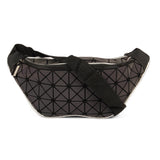 BAOMI Geometric Waist Pouch Range Purple Color Soft One Size Handbag
