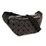 BAOMI Geometric Waist Pouch Range Purple Color Soft One Size Handbag