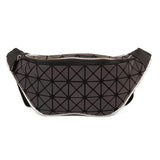 BAOMI Geometric Waist Pouch Range Purple Color Soft One Size Handbag