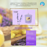 Yankee Candle Original Votive Candle - Lemon Lavender