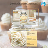 Yankee Candle Classic Small Jar Vanilla Cupcake Scented Candles