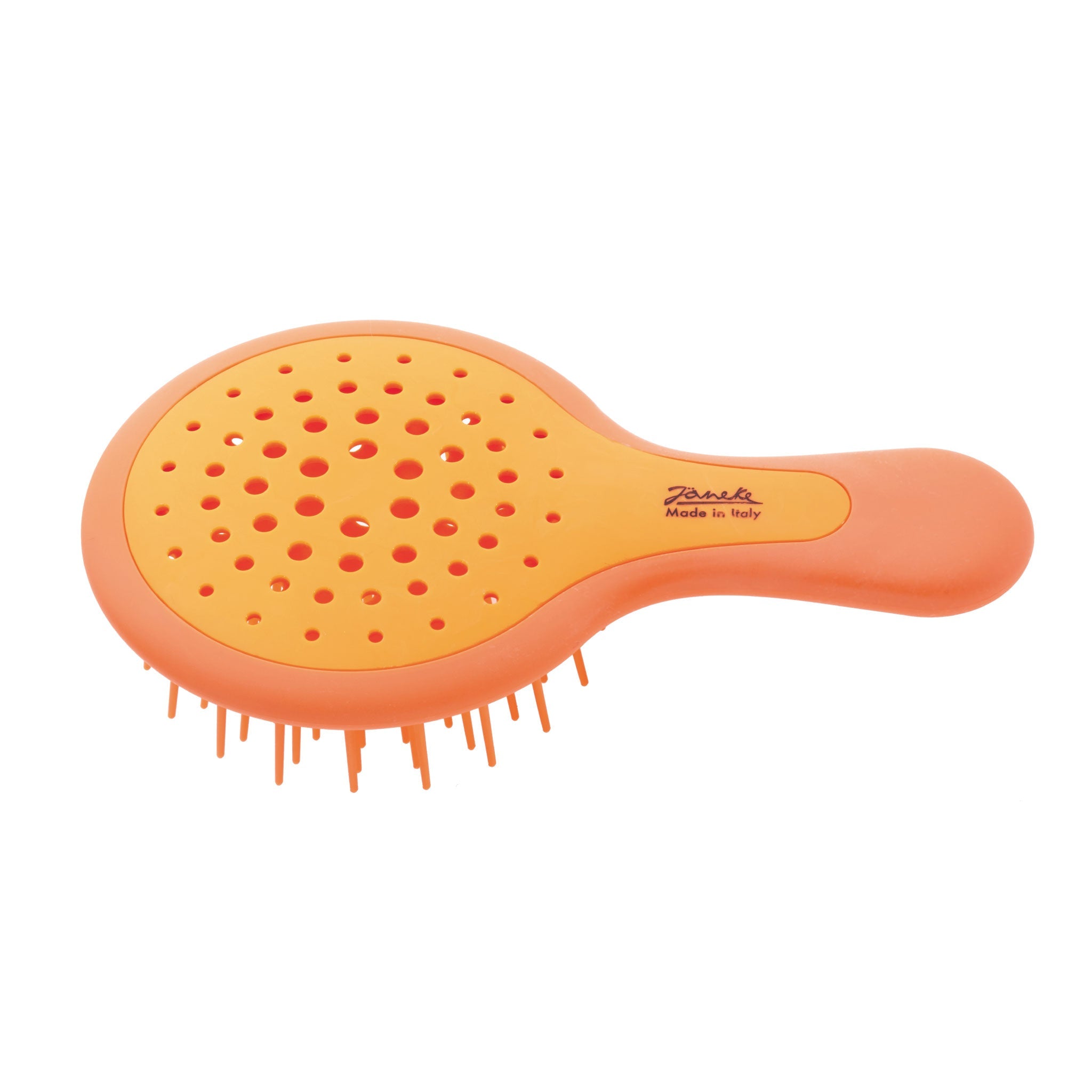Janeke Professional Mini Super Brush (Fluorescent Orange)