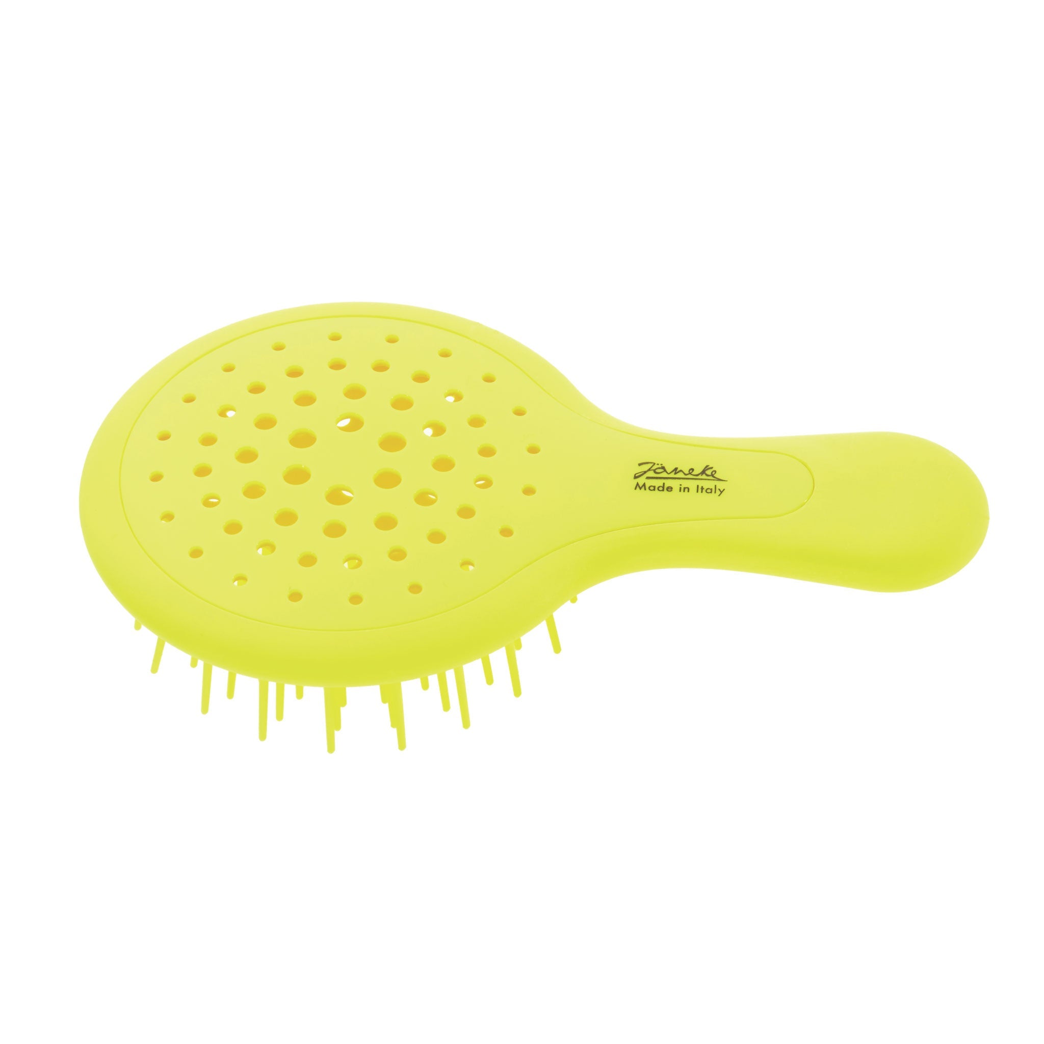 Janeke Professional Mini Super Brush (Fluorescent Yellow)