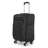 SWISSBRAND C GRANDE Range Black Color Soft Cabin Luggage
