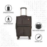 SWISSBRAND C VEVEY Range Black Color Soft Cabin Luggage