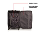 SWISSBRAND C VEVEY Range Black Color Soft Cabin Luggage