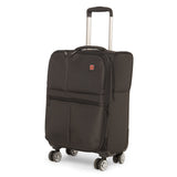 SWISSBRAND C VEVEY Range Black Color Soft Cabin Luggage