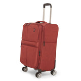 SWISSBRAND C VEVEY Range Rose Red Color Soft Cabin Luggage