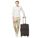 SWISSBRAND C VEVEY Range Black Color Soft Cabin Luggage