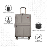 SWISSBRAND C VEVEY Range Grey Color Soft Cabin Luggage