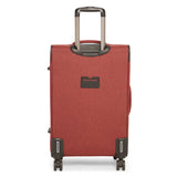 SWISSBRAND C VEVEY Range Rose Red Color Soft Cabin Luggage