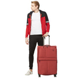 SWISSBRAND C VEVEY Range Rose Red Color Soft Cabin Luggage