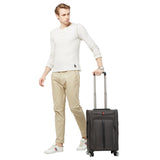 SWISSBRAND C GRANDE Range Dark Grey Color Soft Cabin Luggage
