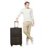 SWISSBRAND C VEVEY Range Black Color Soft Cabin Luggage