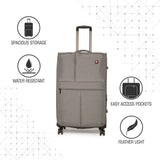 SWISSBRAND C VEVEY Range Grey Color Soft Cabin Luggage
