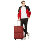 SWISSBRAND C VEVEY Range Rose Red Color Soft Cabin Luggage