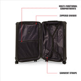 SWISSBRAND C FRIBURG Range Dark Grey Color Hard Cabin Luggage