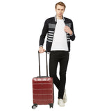 SWISSBRAND C FRIBURG Range Burgundy Color Hard Cabin Luggage