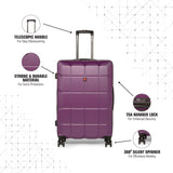SWISSBRAND FRIBURG Range Purple Color Hard Cabin Luggage