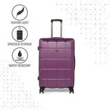 SWISSBRAND FRIBURG Range Purple Color Hard Cabin Luggage