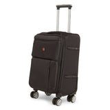 SWISSBRAND C LOCARNO Range Black Color Soft Cabin Luggage