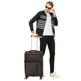 SWISSBRAND C LOCARNO Range Black Color Soft Cabin Luggage