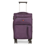 SWISSBRAND C LOCARNO Range Purple Color Soft Cabin Luggage