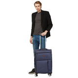 SWISSBRAND C LOCARNO Range Dark Blue Color Soft Cabin Luggage