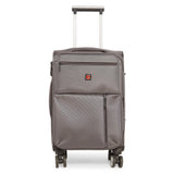 SWISSBRAND C LOCARNO Range Dark Grey Color Soft Cabin Luggage