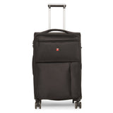 SWISSBRAND C LOCARNO Range Black Color Soft Cabin Luggage