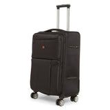 SWISSBRAND C LOCARNO Range Black Color Soft Cabin Luggage