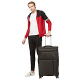 SWISSBRAND C LOCARNO Range Black Color Soft Cabin Luggage