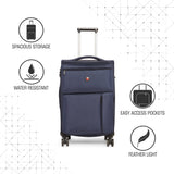 SWISSBRAND C LOCARNO Range Dark Blue Color Soft Cabin Luggage
