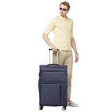 SWISSBRAND C LOCARNO Range Dark Blue Color Soft Cabin Luggage