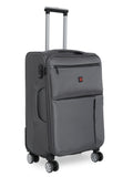 SWISSBRAND C LOCARNO Range Dark Grey Color Soft Cabin Luggage