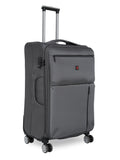 SWISSBRAND C LOCARNO Range Dark Grey Color Soft Cabin Luggage